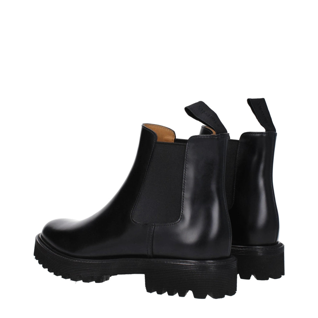 Church's Sample Sale Church's Black Leather Ankle Boots - | Designer outlet
