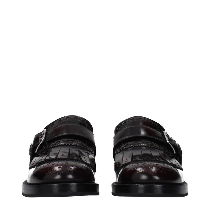 Church's Red Leather Slip-On Loafers