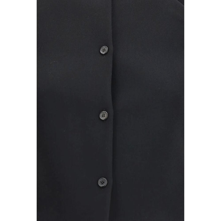 Khaite Sample Sale Khaite Black Polyester Biker Jacket - | Designer outlet