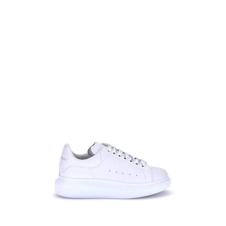Alexander McQueen Sample Sale Alexander McQueen White Calf Leather Bos Taurus Platform Sneakers - | Designer outlet