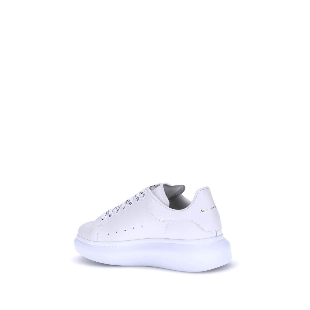 Alexander McQueen Sample Sale Alexander McQueen White Calf Leather Bos Taurus Platform Sneakers - | Designer outlet