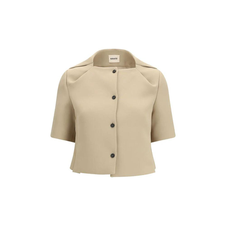 Khaite Sample Sale Khaite Beige Polyester Coat - | Designer outlet