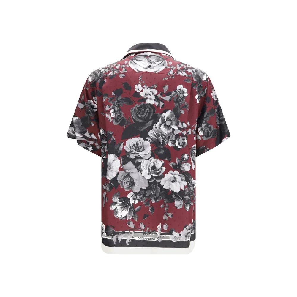 Dolce & Gabbana Multicolor Silk Pattern Shirt