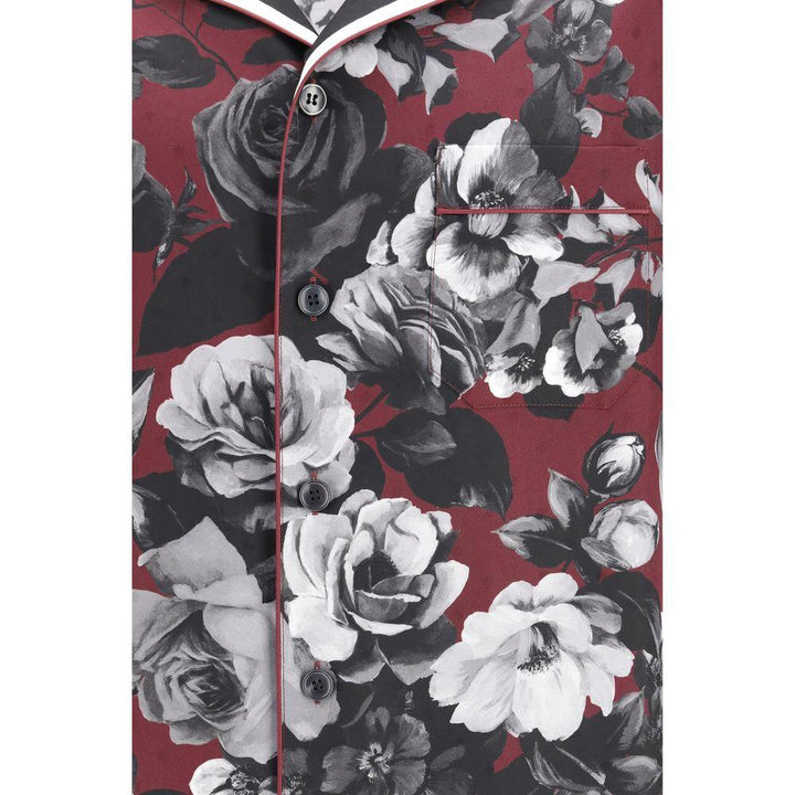 Dolce & Gabbana Multicolor Silk Pattern Shirt