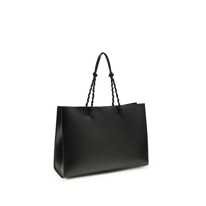 Jil Sander Sample Sale Jil Sander Black Calf Leather Bos Taurus Shoulder Bag - | Designer outlet