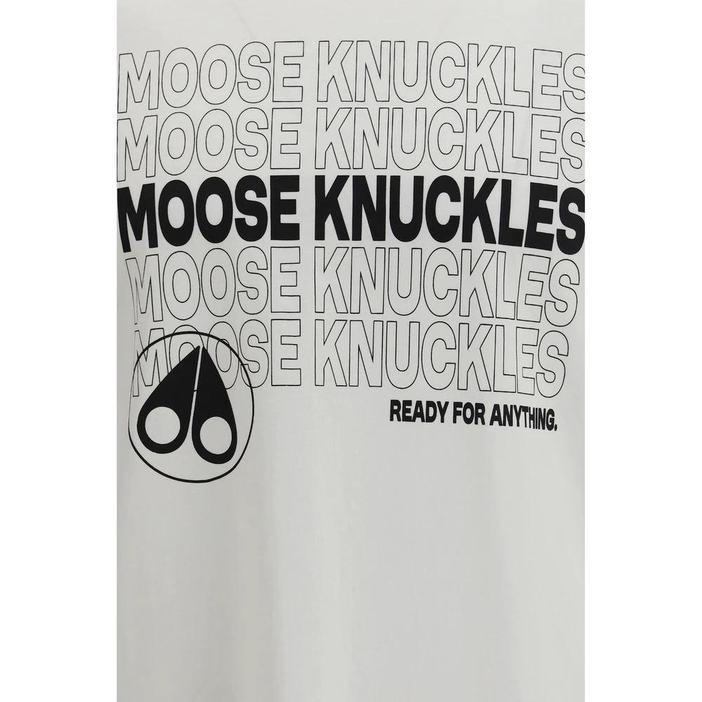 Moose Knuckles Sample Sale Moose Knuckles White Cotton T-Shirt - | Designer outlet
