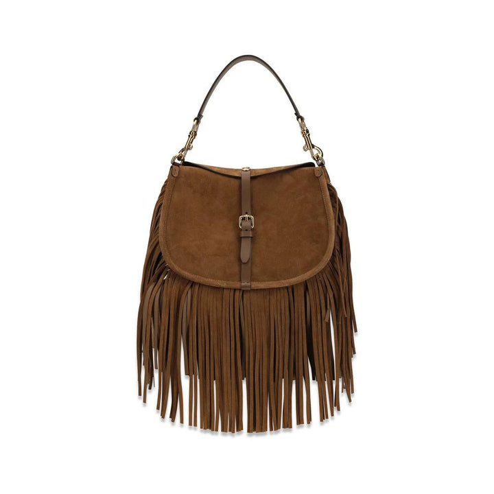 Etro Sample Sale Etro Brown Calf Leather Bos Taurus Shoulder Bag - | Designer outlet