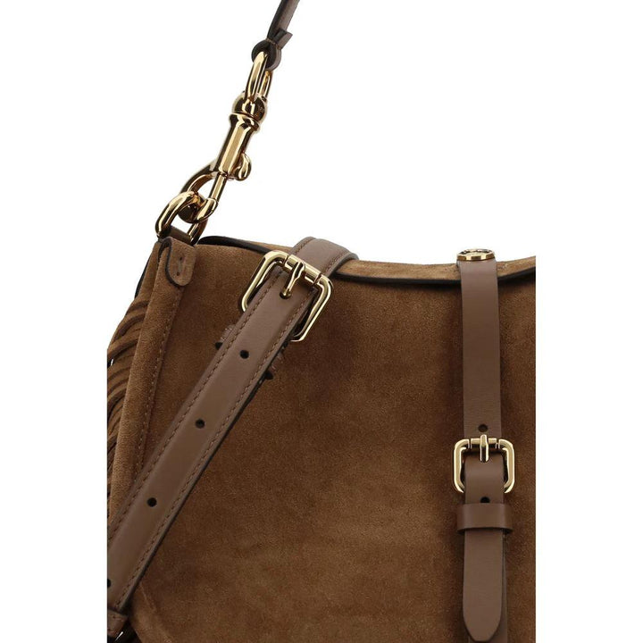 Etro Sample Sale Etro Brown Calf Leather Bos Taurus Shoulder Bag - | Designer outlet