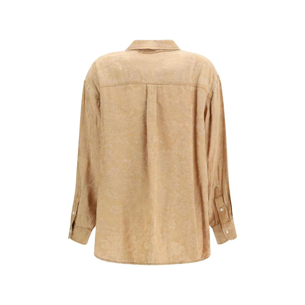 R13 Sample Sale R13 Orange Viscose Shirt - | Designer outlet