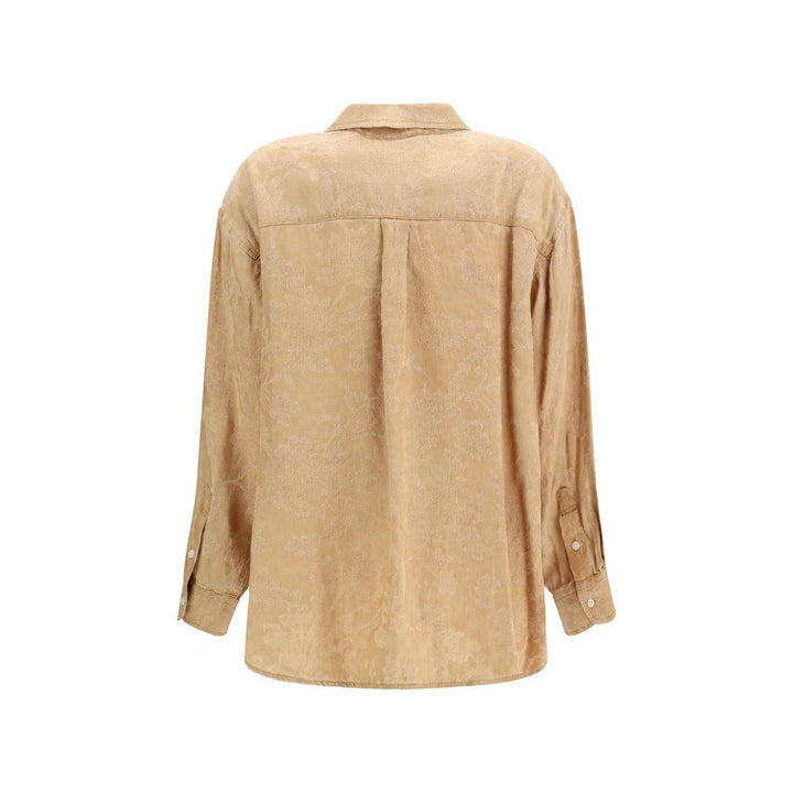R13 Sample Sale R13 Orange Viscose Shirt - | Designer outlet