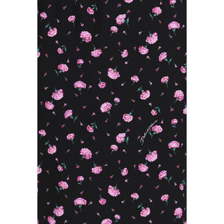 Dolce & Gabbana Multicolor Silk Casual Dress
