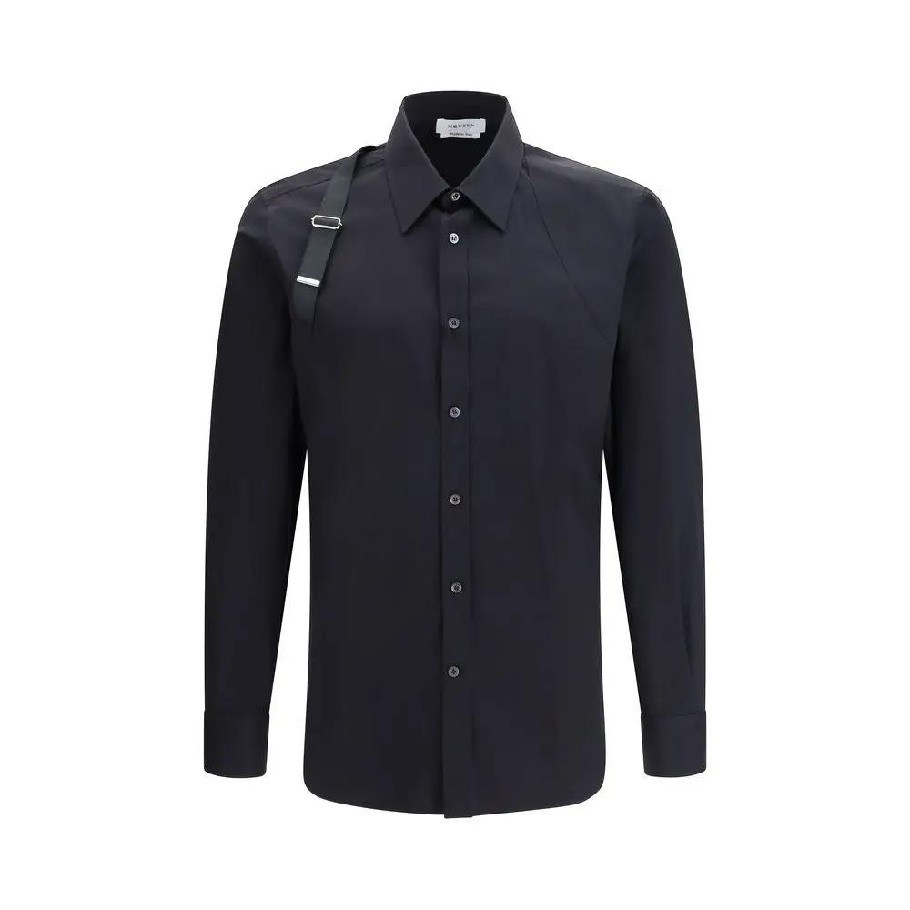Alexander McQueen Sample Sale | Alexander McQueen Black Cotton Dress Shirt - | Designer outlet