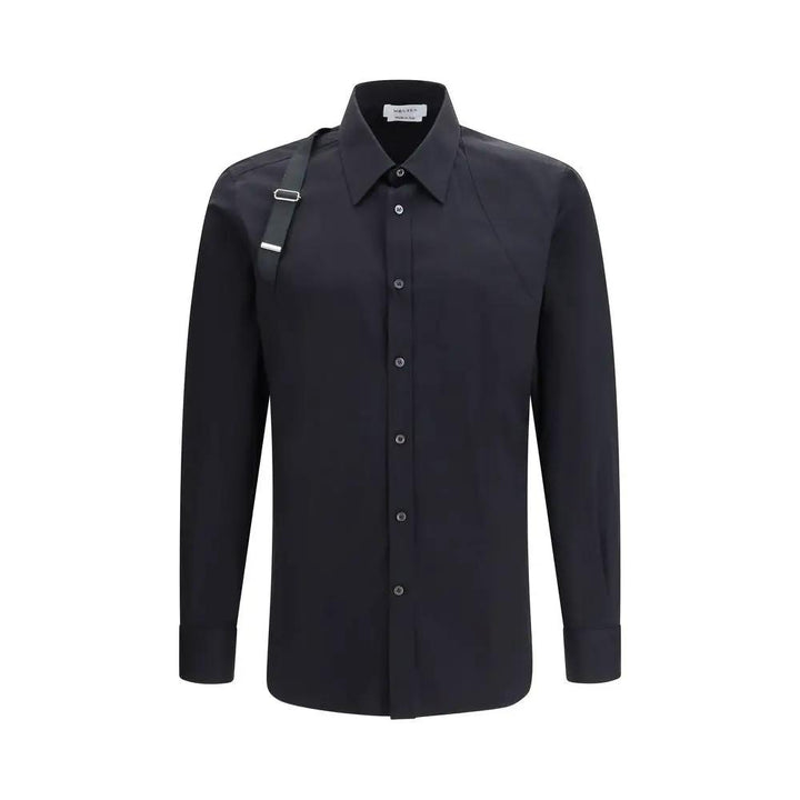 Alexander McQueen Sample Sale | Alexander McQueen Black Cotton Dress Shirt - | Designer outlet