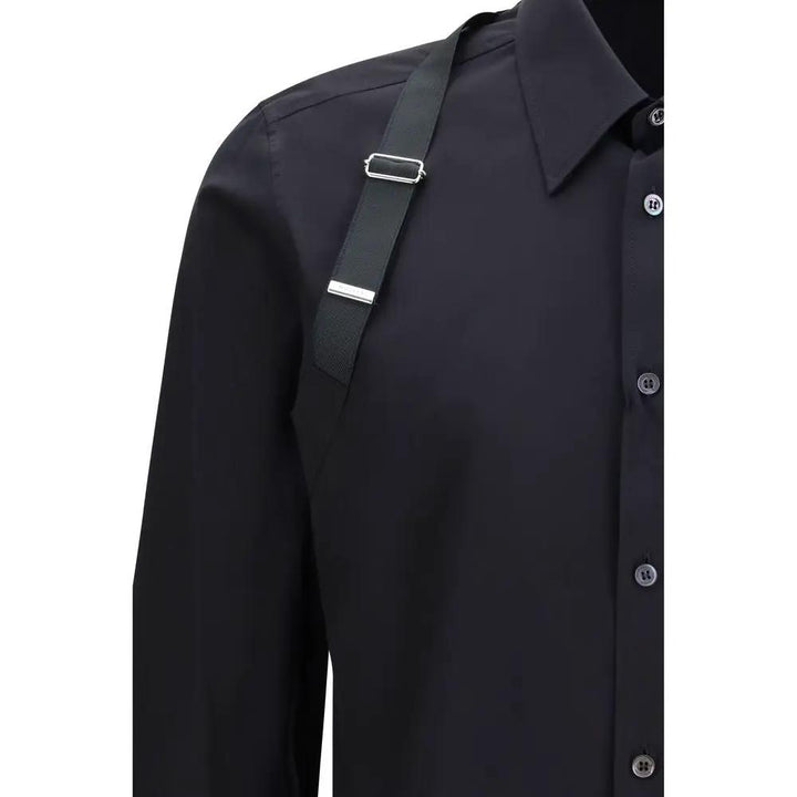 Alexander McQueen Sample Sale | Alexander McQueen Black Cotton Dress Shirt - | Designer outlet