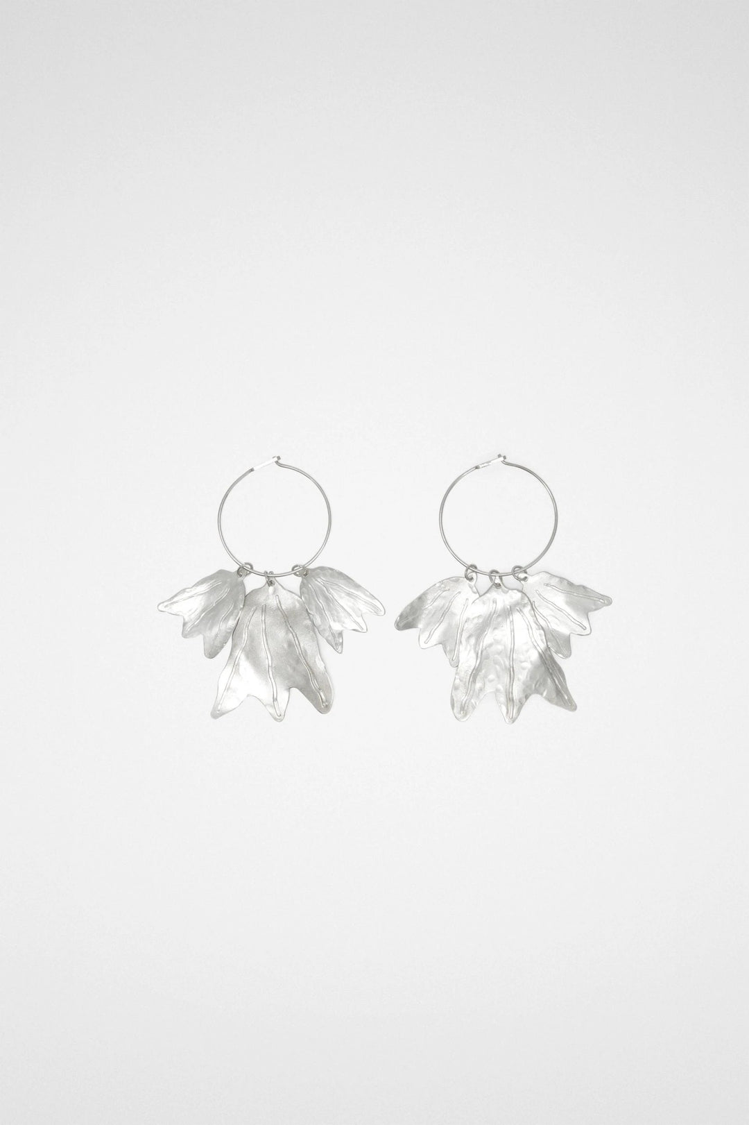 Jil Sander Sample Sale Jil Sander Silver Fibres Earrings - | Designer outlet