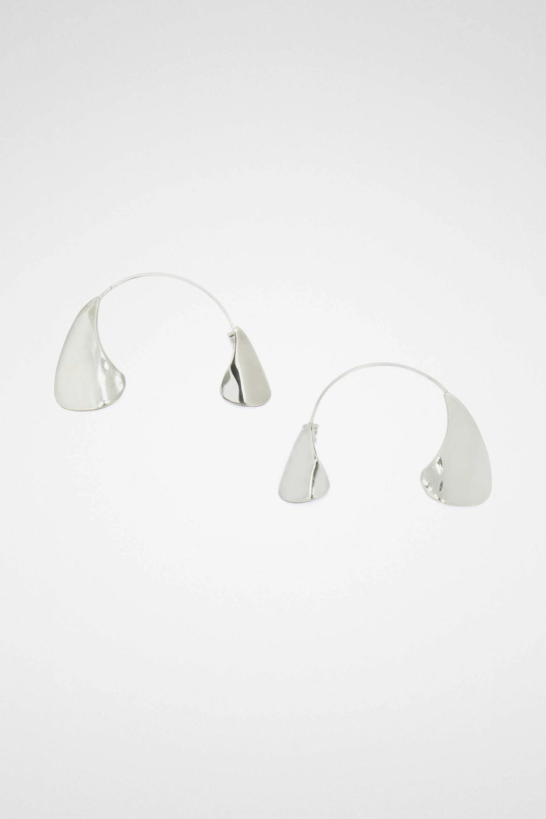 Jil Sander Sample Sale Jil Sander Silver Fibres Earrings - | Designer outlet