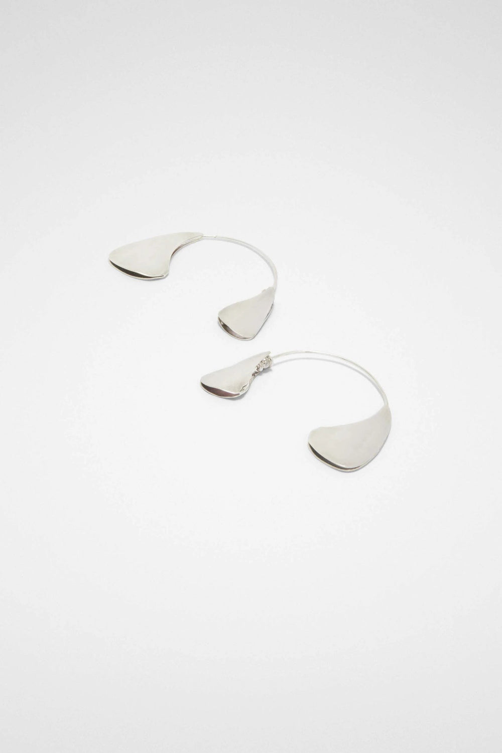 Jil Sander Sample Sale Jil Sander Silver Fibres Earrings - | Designer outlet