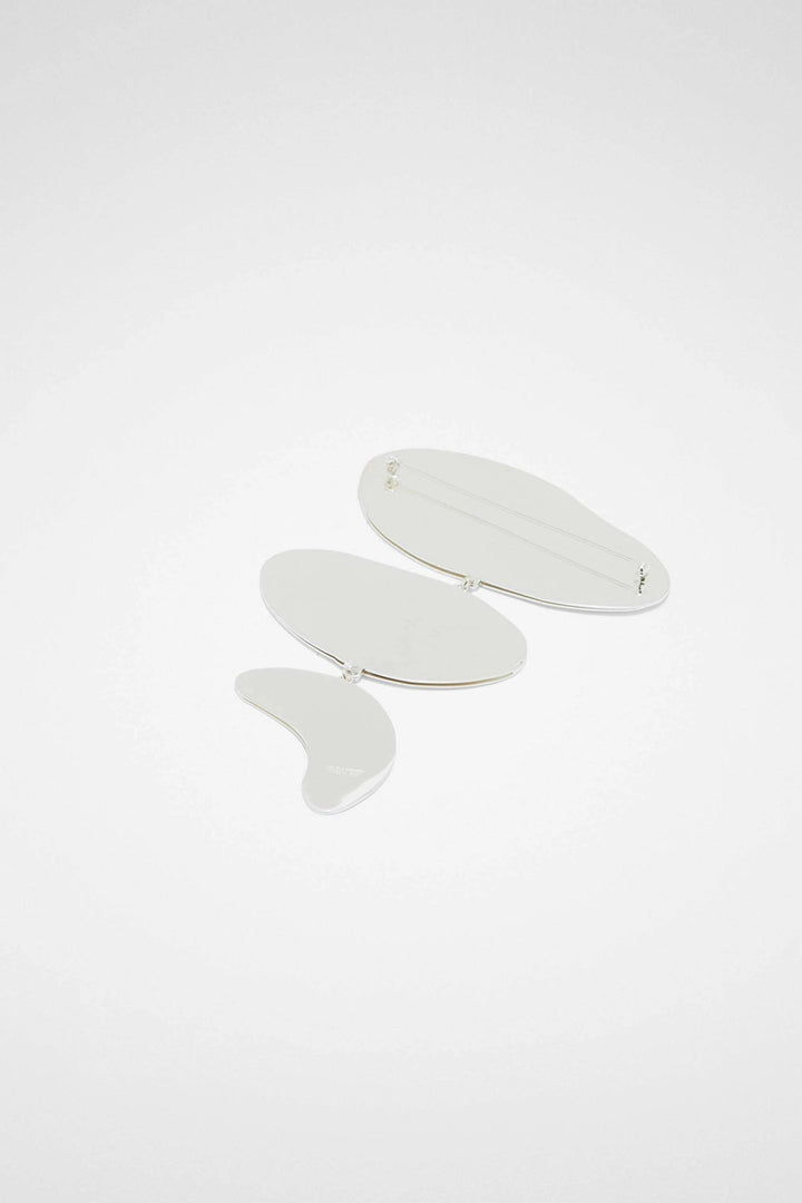 Jil Sander Sample Sale Jil Sander Silver Fibres Broch - | Designer outlet