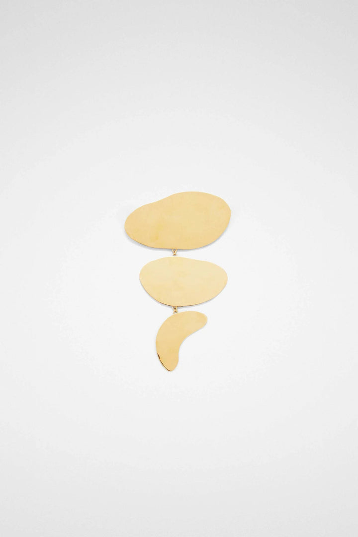 Jil Sander Sample Sale Jil Sander Gold Fibres Broch - | Designer outlet