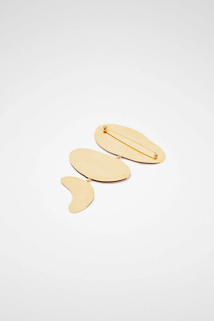 Jil Sander Sample Sale Jil Sander Gold Fibres Broch - | Designer outlet