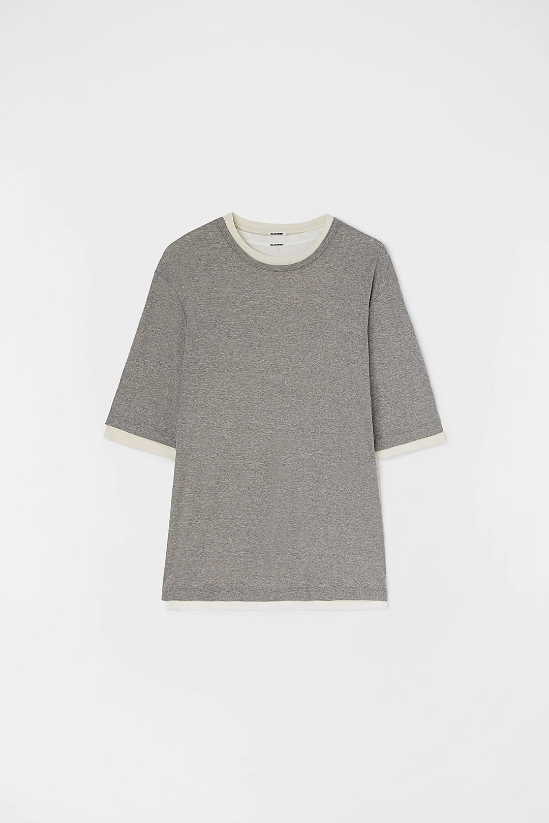 Jil Sander Sample Sale Jil Sander Gray Fibres T-Shirt - | Designer outlet