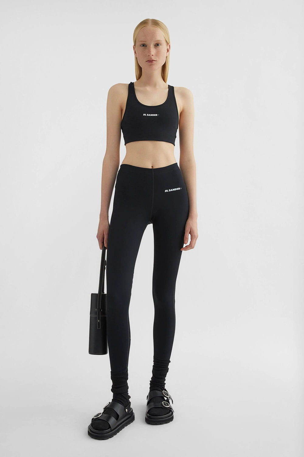 Jil Sander Sample Sale Jil Sander Black Fibres Tank Tops - | Designer outlet