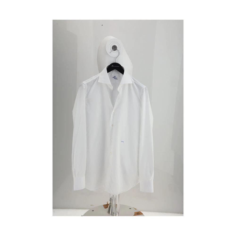 Finamore Sample Sale Finamore White Cotton Shirt - | Designer outlet