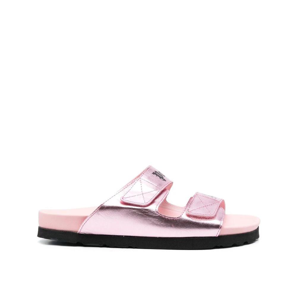 Palm Angels Sample Sale Palm Angels Multicolor Calfskin Strap-On Sandals - | Designer outlet