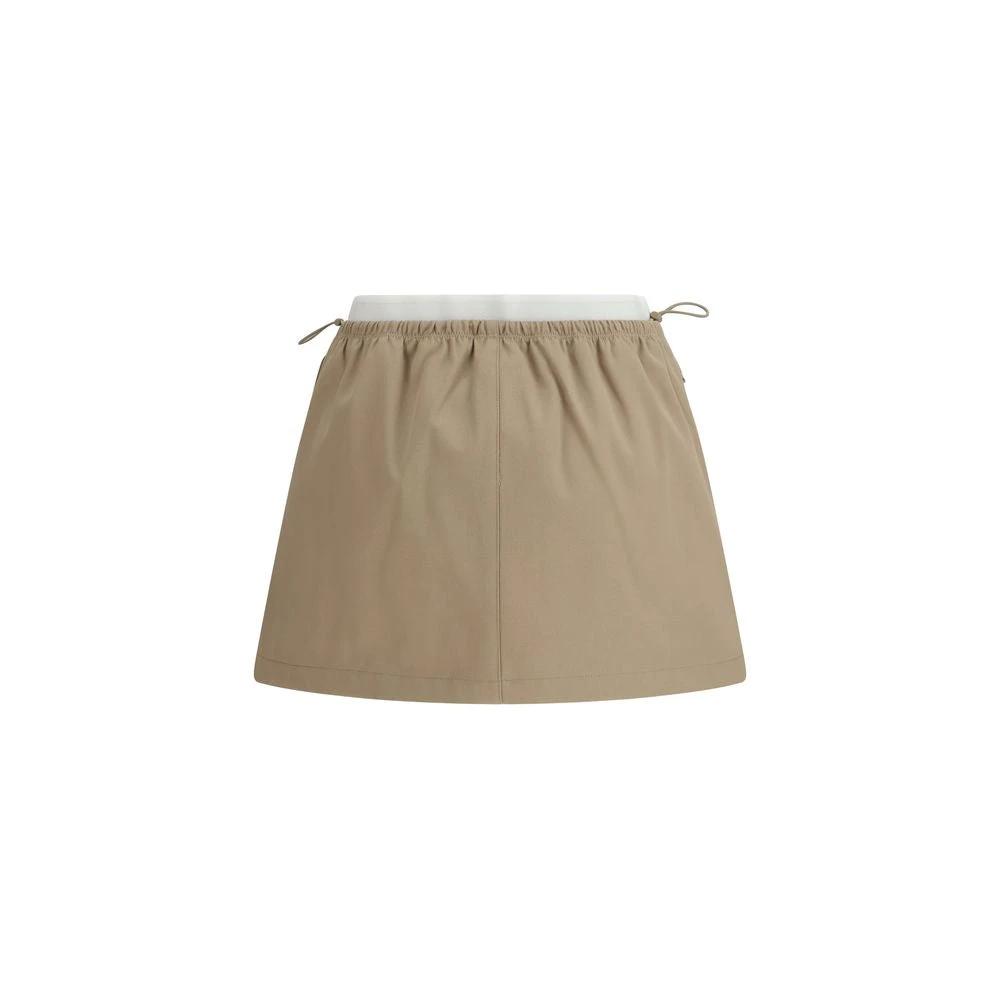 Alexander Wang Sample Sale Alexander Wang Beige Cotton Mini Skirt - | Designer outlet