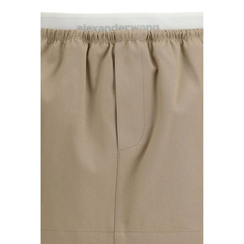 Alexander Wang Sample Sale Alexander Wang Beige Cotton Mini Skirt - | Designer outlet