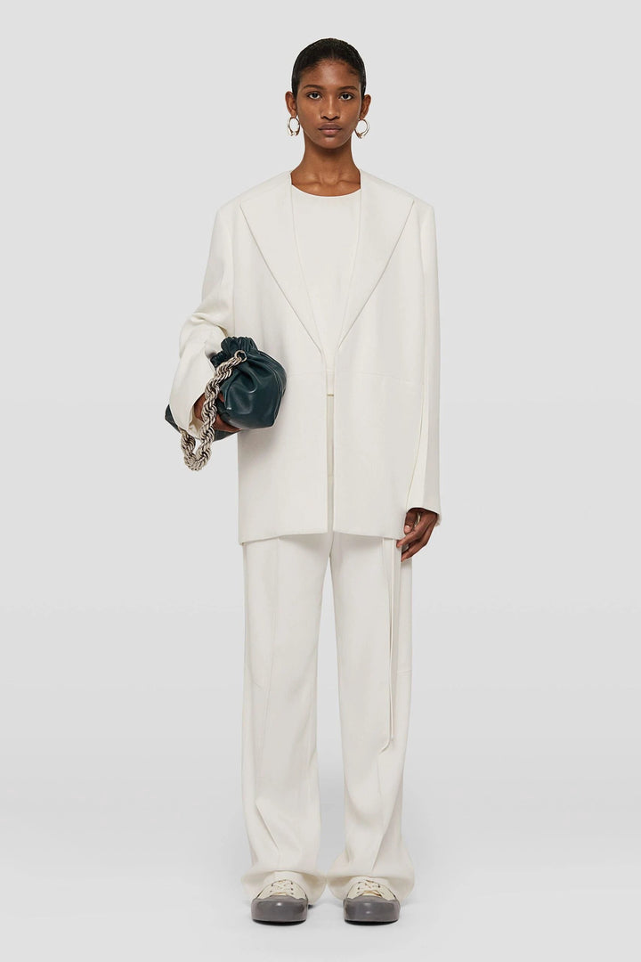 Jil Sander Sample Sale Jil Sander Beige Fibres Coat - | Designer outlet