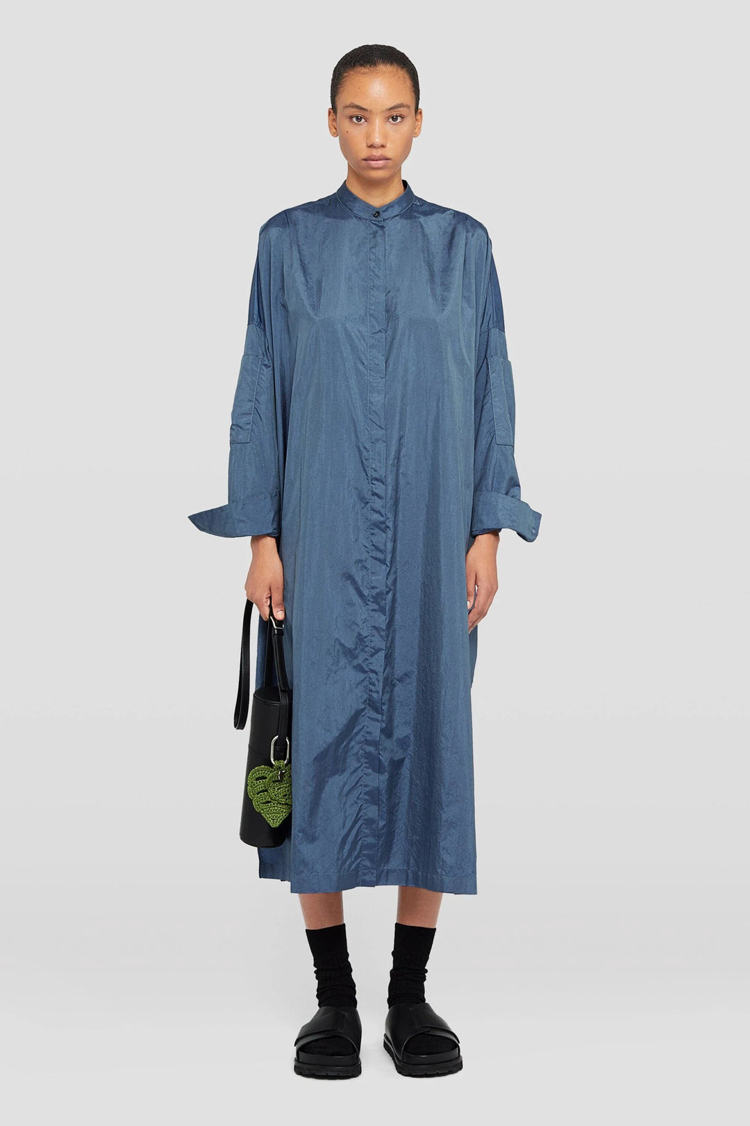 Jil Sander Sample Sale Jil Sander Blue Fibres Casual Dress - | Designer outlet