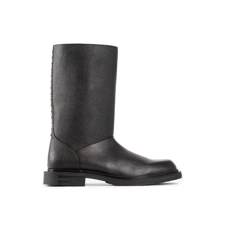 Fendi Sample Sale Fendi Black Calfskin Boots - | Designer outlet