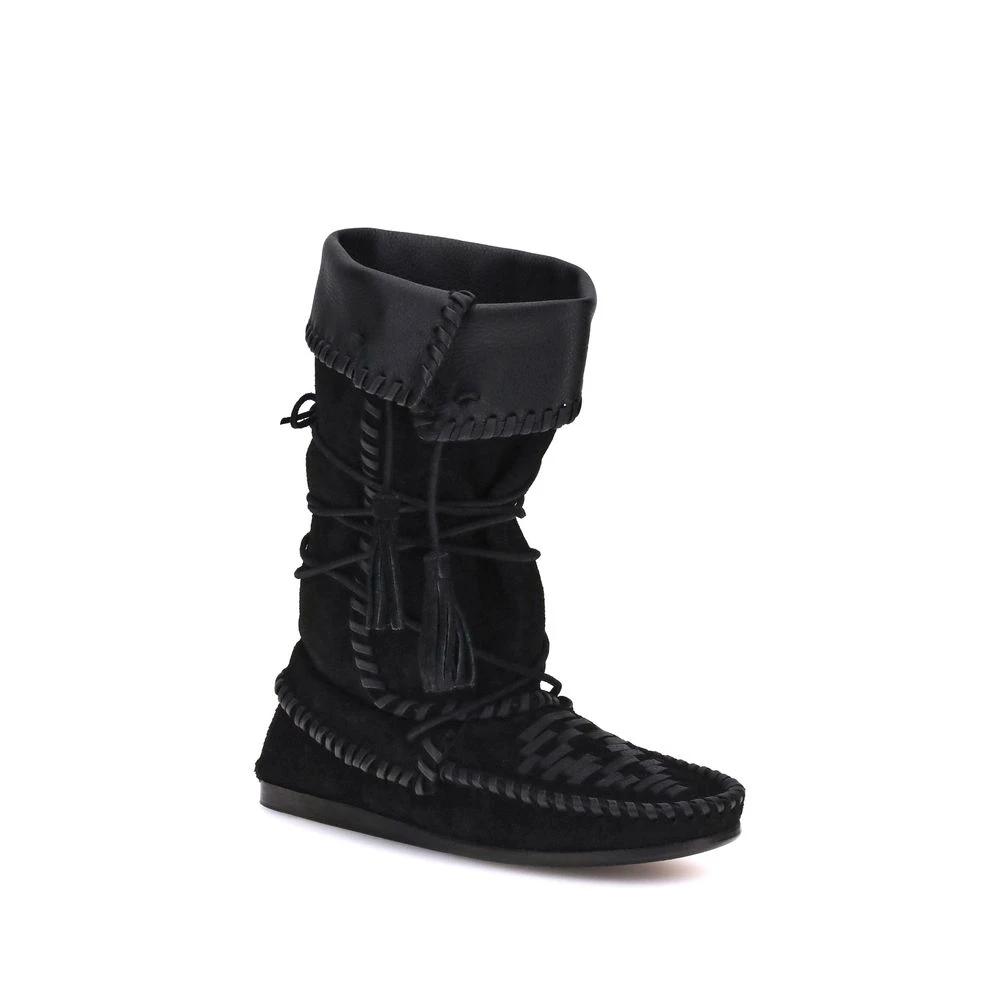 Isabel Marant Sample Sale Isabel Marant Brown Calf Leather Bos Taurus Lace-Up Boots - | Designer outlet
