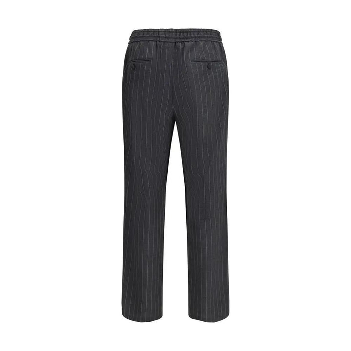 Dolce &amp; Gabbana Gray Wool Oves Aries Casual Pants