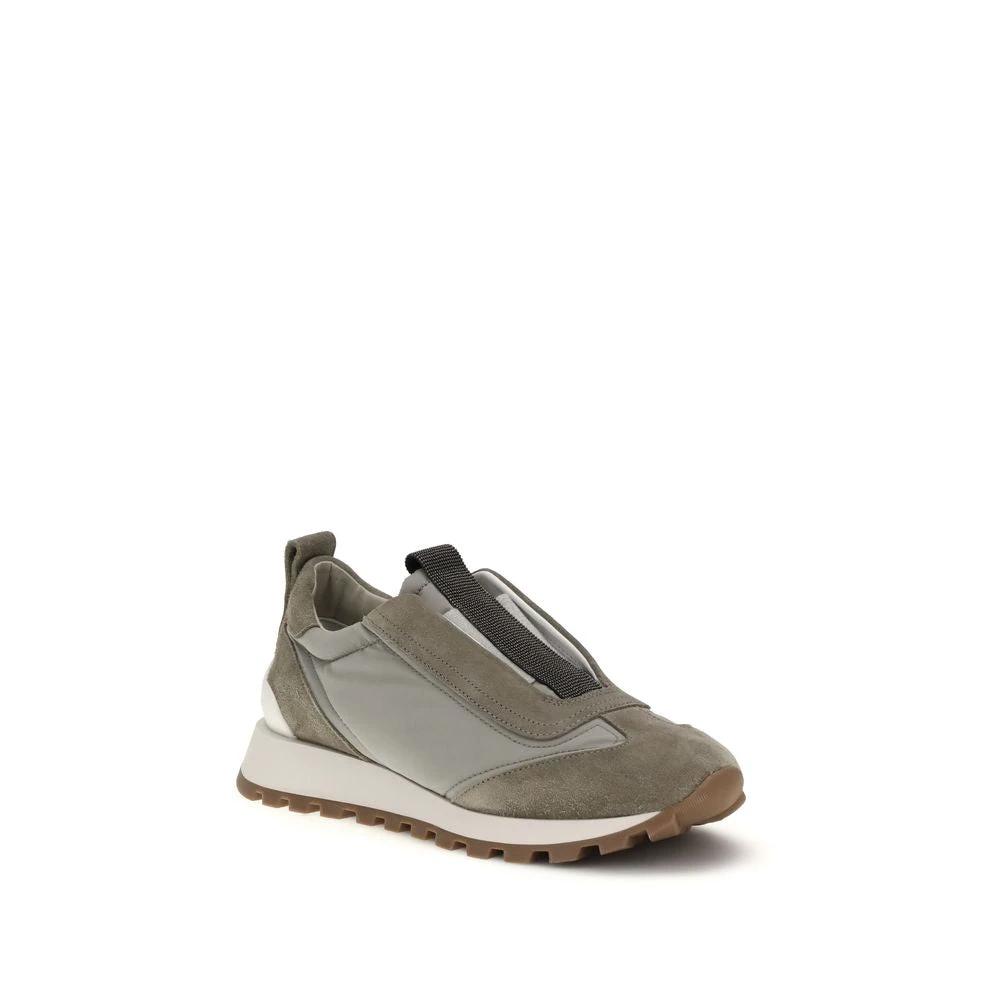 Brunello Cucinelli Sample Sale Brunello Cucinelli Bicolor Polyester Sneakers - | Designer outlet