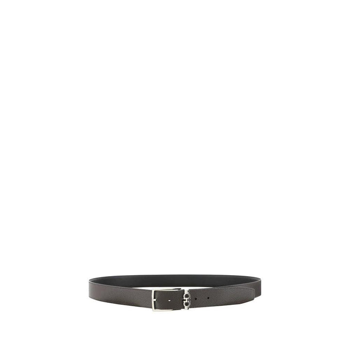 Ferragamo Sample Sale Ferragamo Black Calf Leather Bos Taurus Regular Belt - | Designer outlet