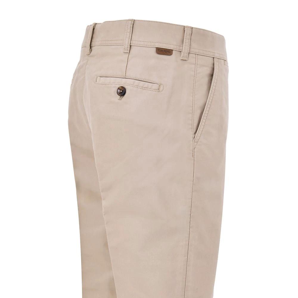 Tom Ford Sample Sale Tom Ford Beige Cotton Chino Pants - | Designer outlet