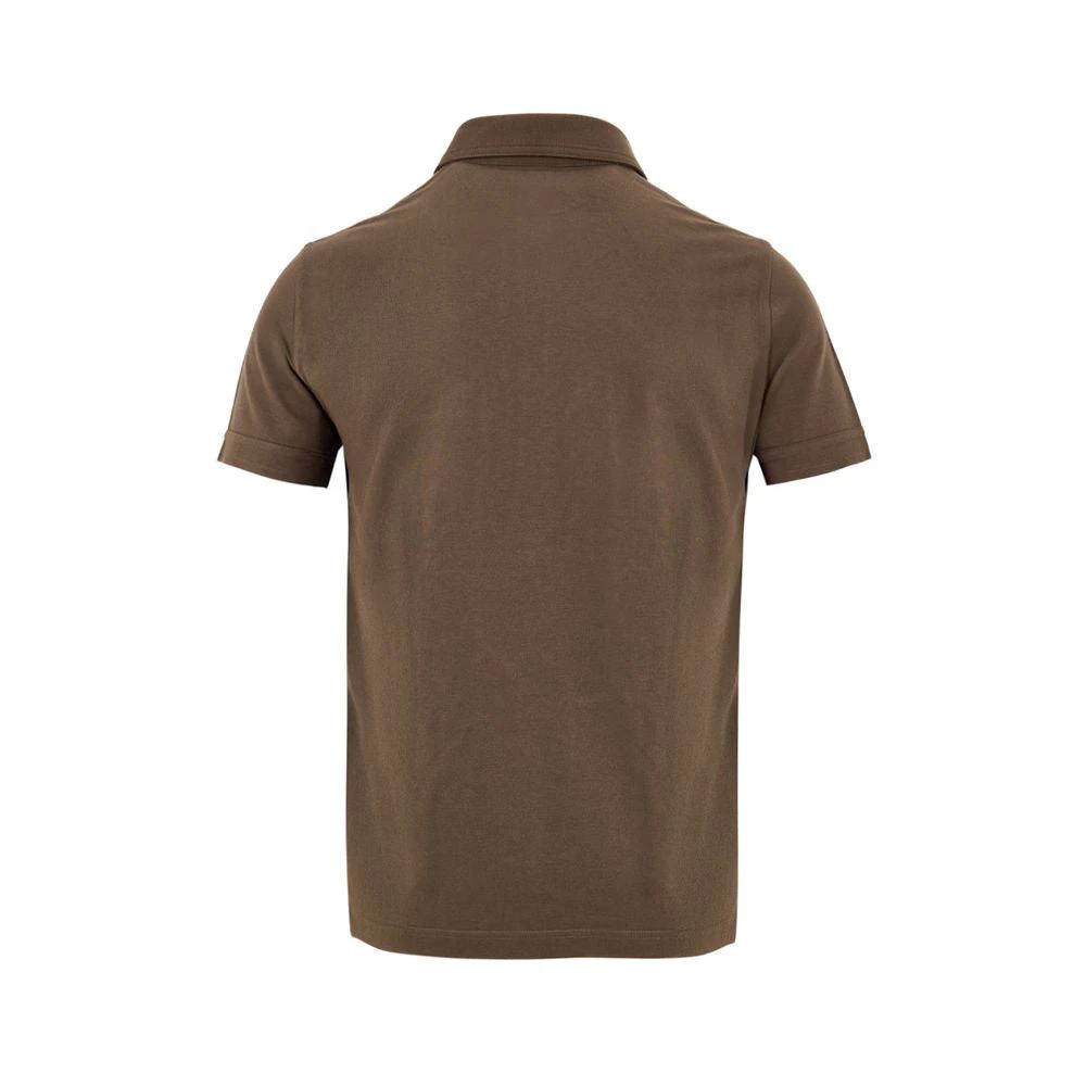 Tom Ford Sample Sale Tom Ford Brown Cotton Polo Shirt - | Designer outlet
