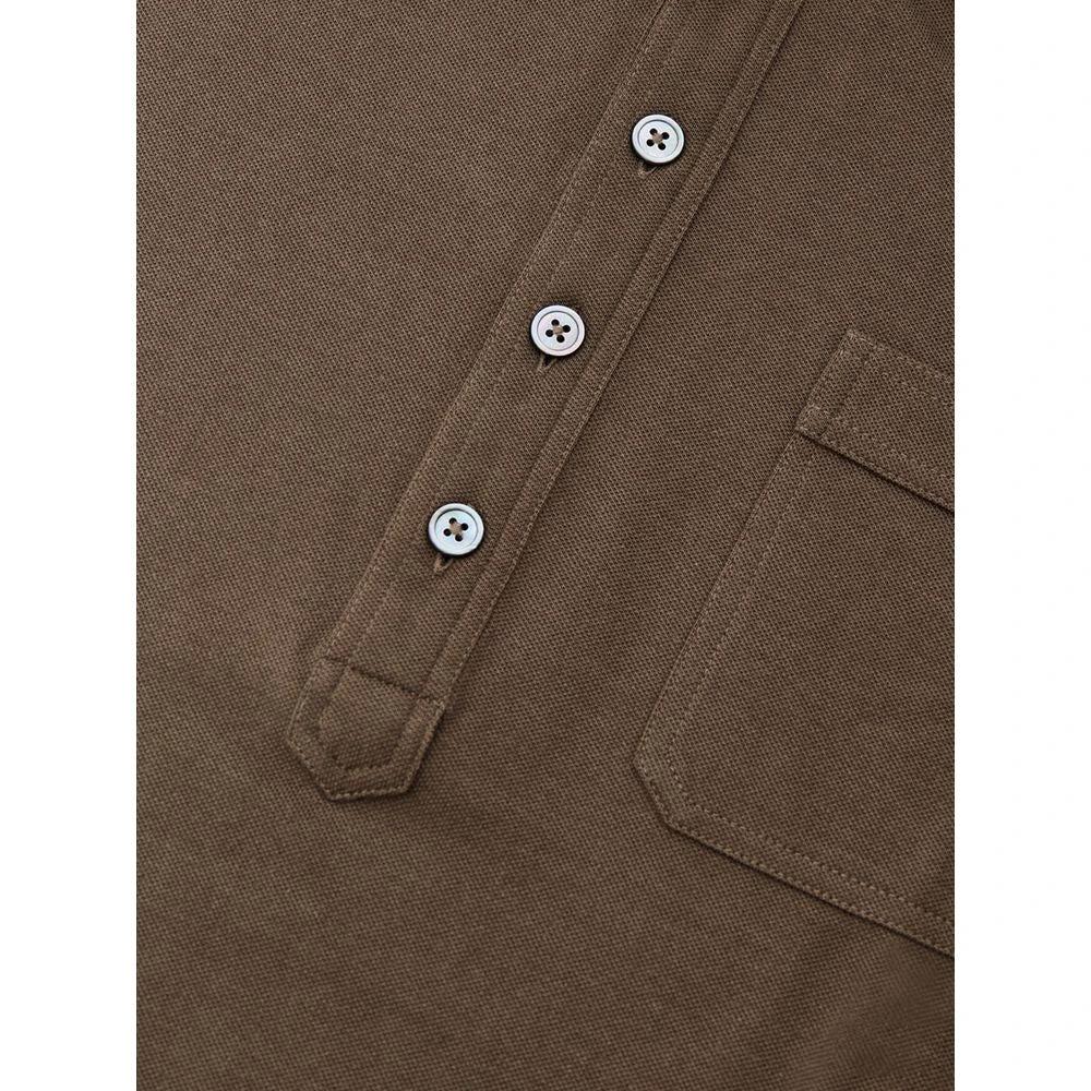 Tom Ford Sample Sale Tom Ford Brown Cotton Polo Shirt - | Designer outlet