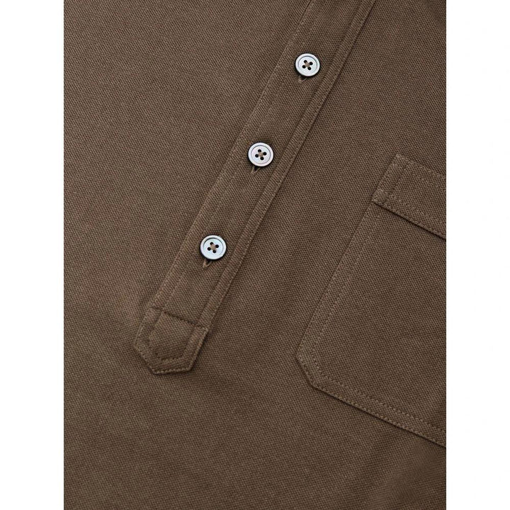 Tom Ford Sample Sale Tom Ford Brown Cotton Polo Shirt - | Designer outlet