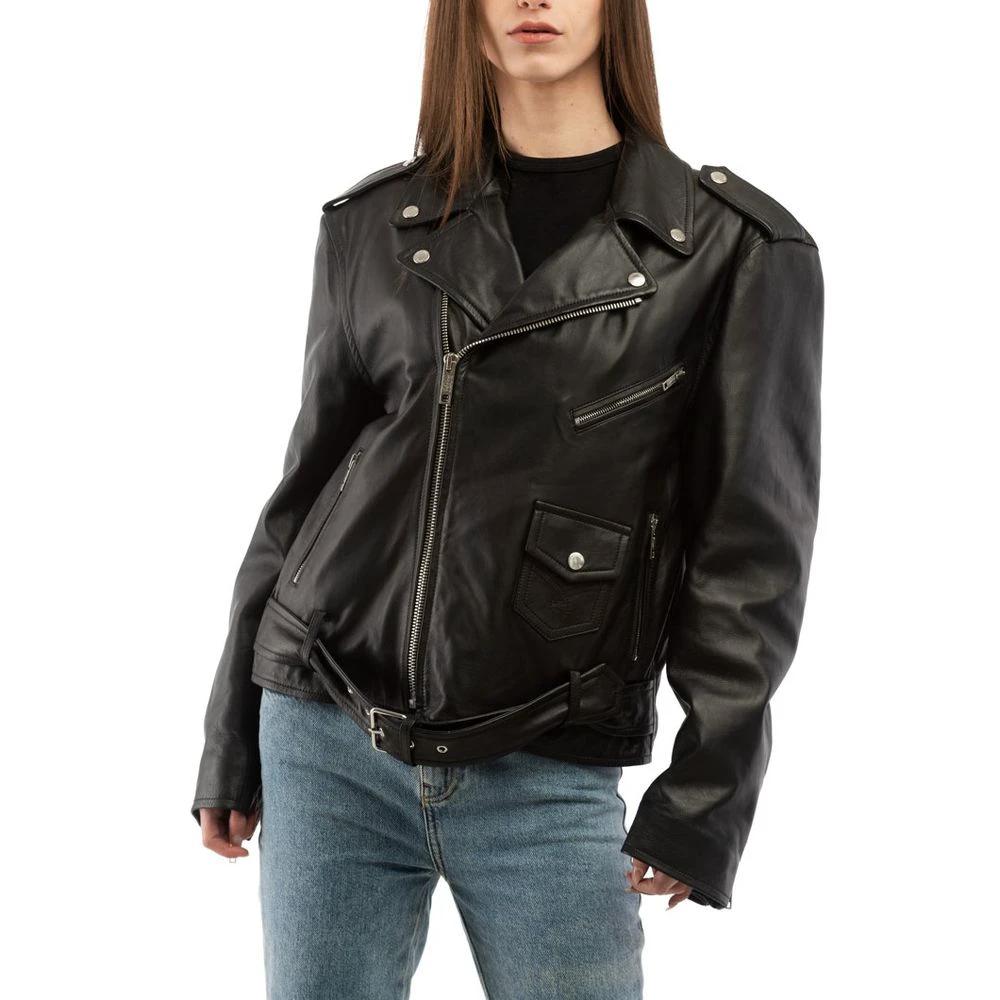 Moschino Black Leather Jacket