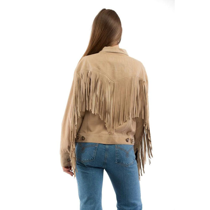 Moschino Beige Leather Jacket