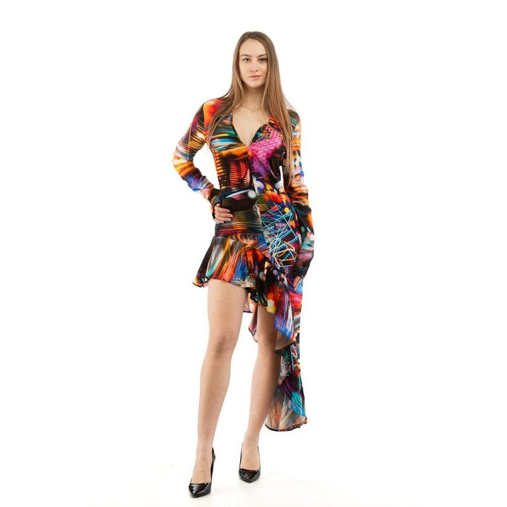 Moschino Multicolor Viscose Casual Dress