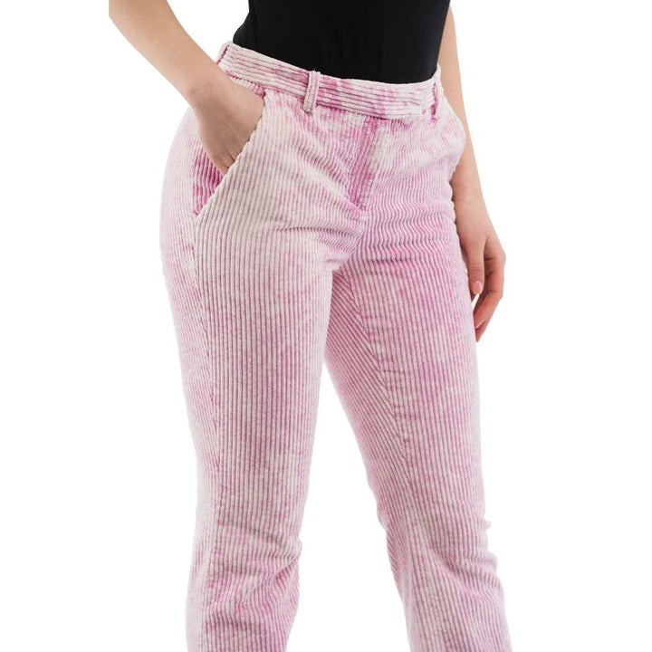 Moschino Multicolor Cotton Casual Pants