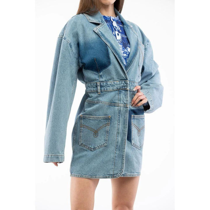 Moschino Multicolor Cotton Denim Jacket
