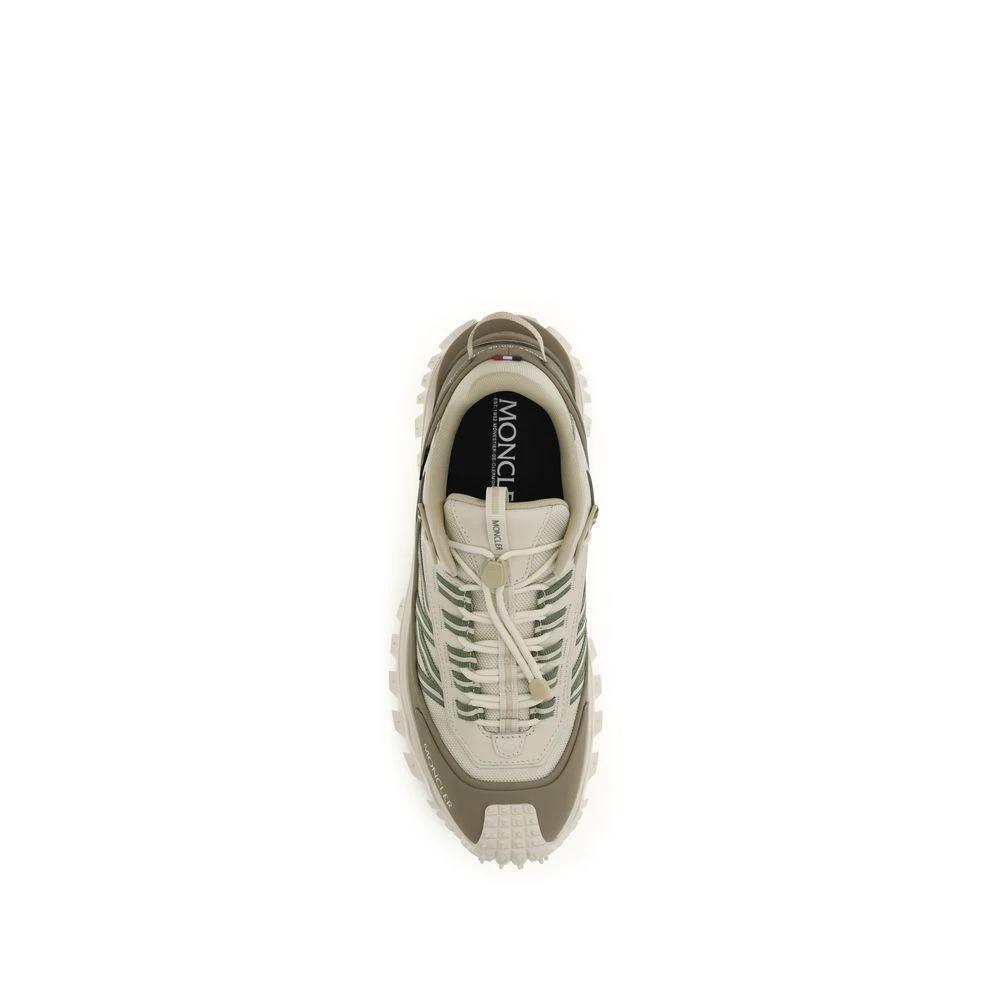 Moncler Beige Polyamide Athletic Sneakers
