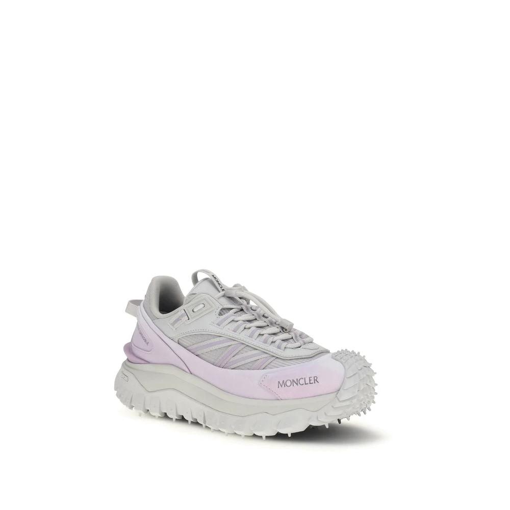 Moncler Purple Polyamide Athletic Sneakers
