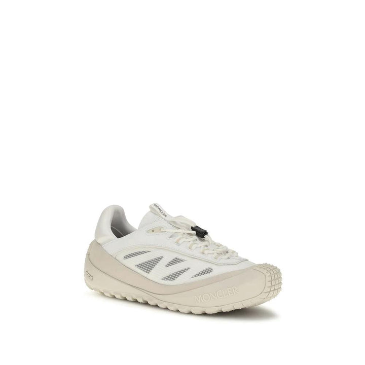 Moncler White Polyester Athletic Sneakers