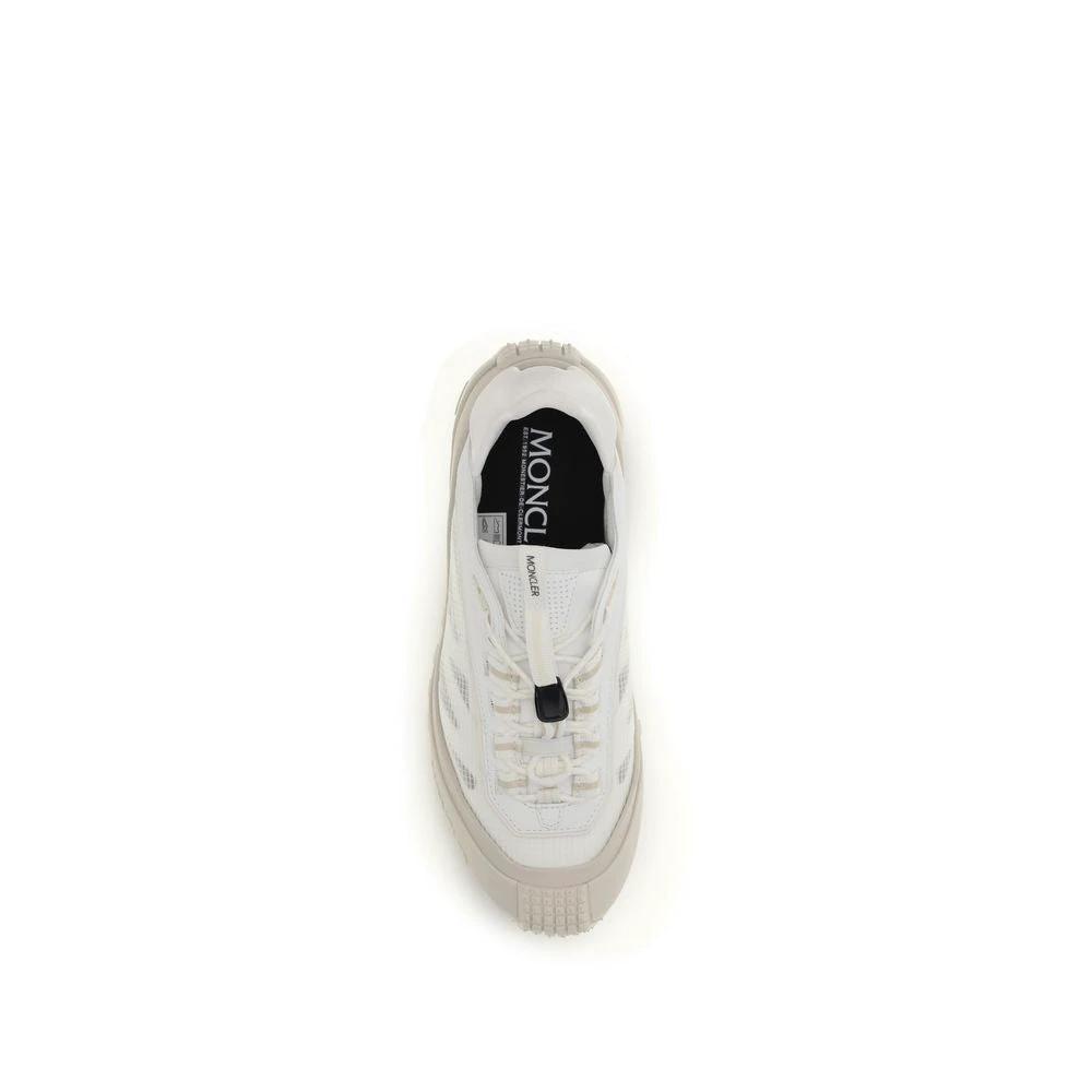 Moncler White Polyester Athletic Sneakers